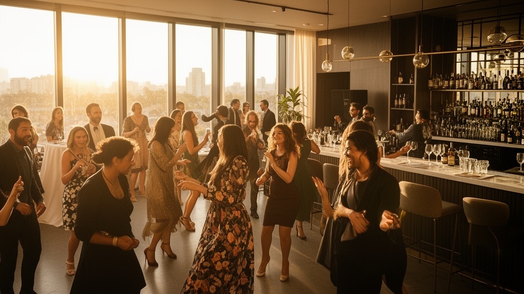 Tages Tanz Atmosphäre